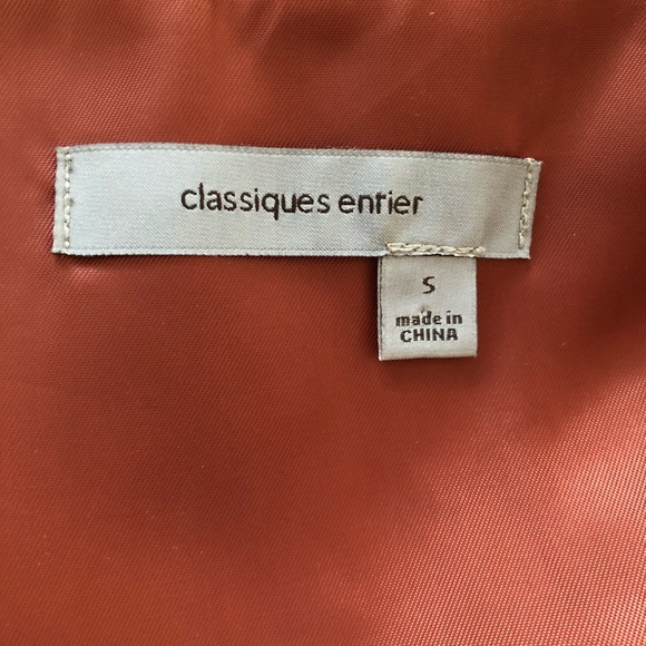 Nordstroms Classiques Entier Leather Swing Coat - Picture 5 of 6